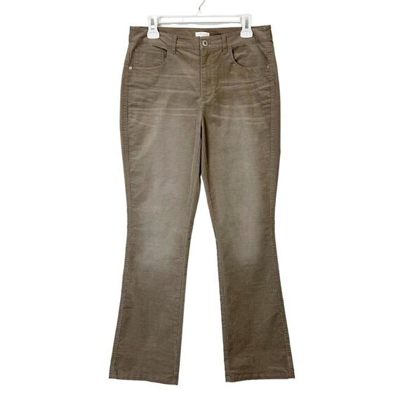 J Jill Corduroy Pants Women’s Size 8 Tan Brown Bootcut - Picture 1 of 9